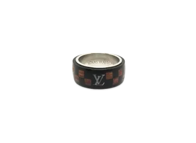 Louis Vuitton Wood Ring Damier "Brown"