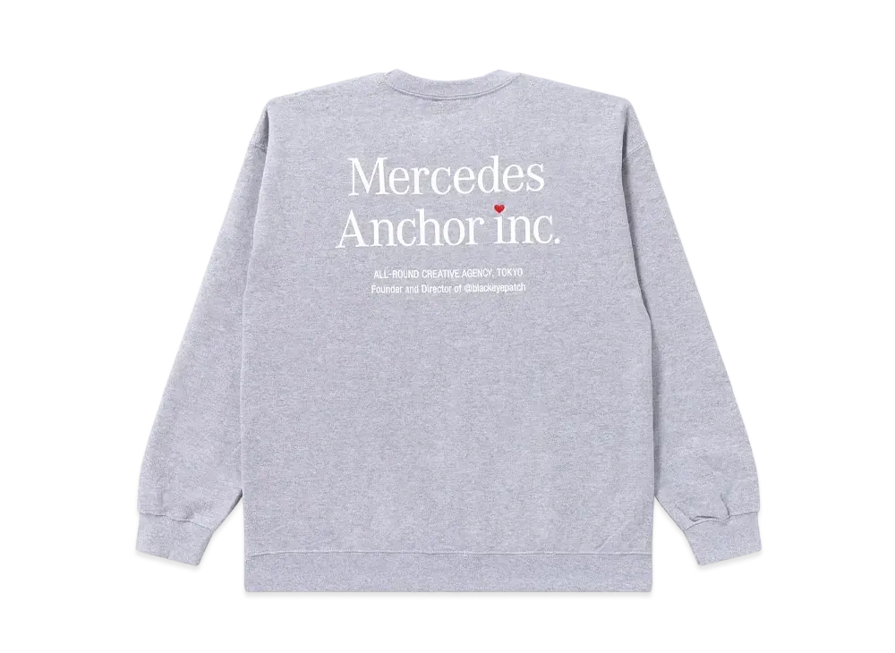 Mercedes Anchor Inc. V-day Crew Sweat "Grey"