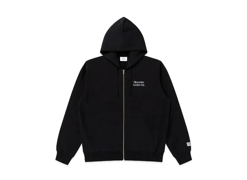 Mercedes Anchor Inc. Zip Up Hoodie "Black"