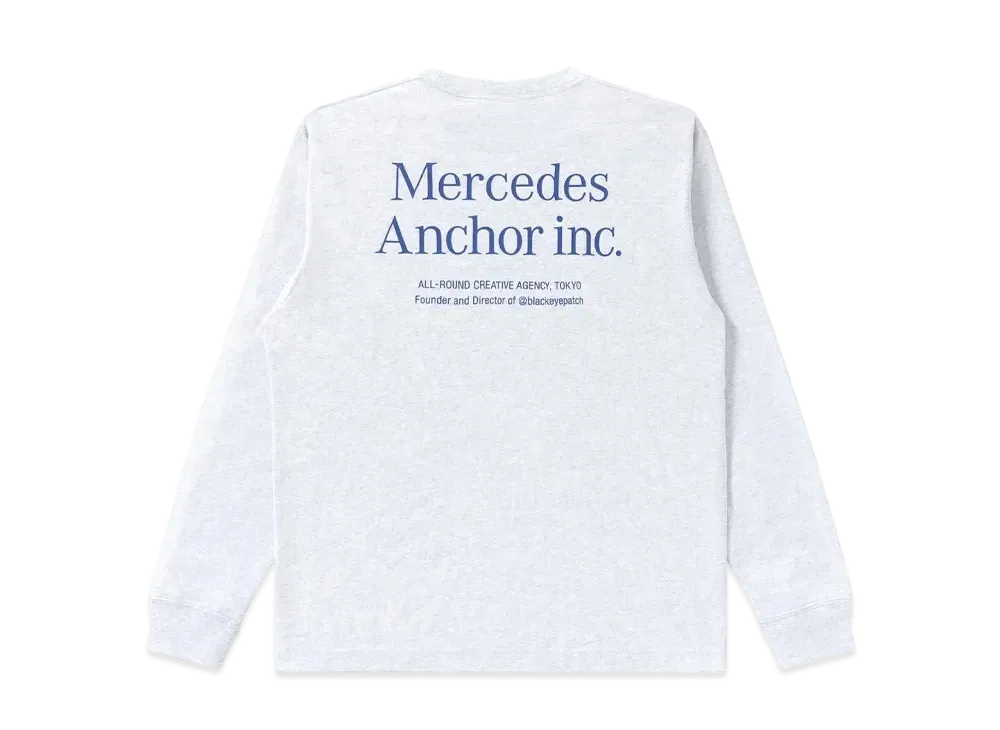 Mercedes Anchor Inc. L/S Pocket Tee "Grey"