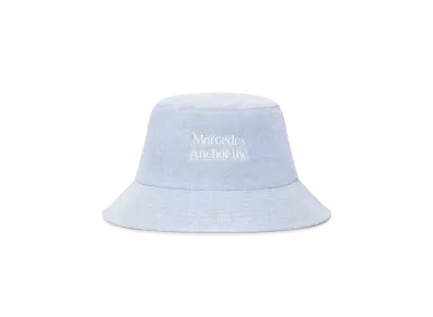 Mercedes Anchor Inc. Oxford Bucket Hat "Light Blue"