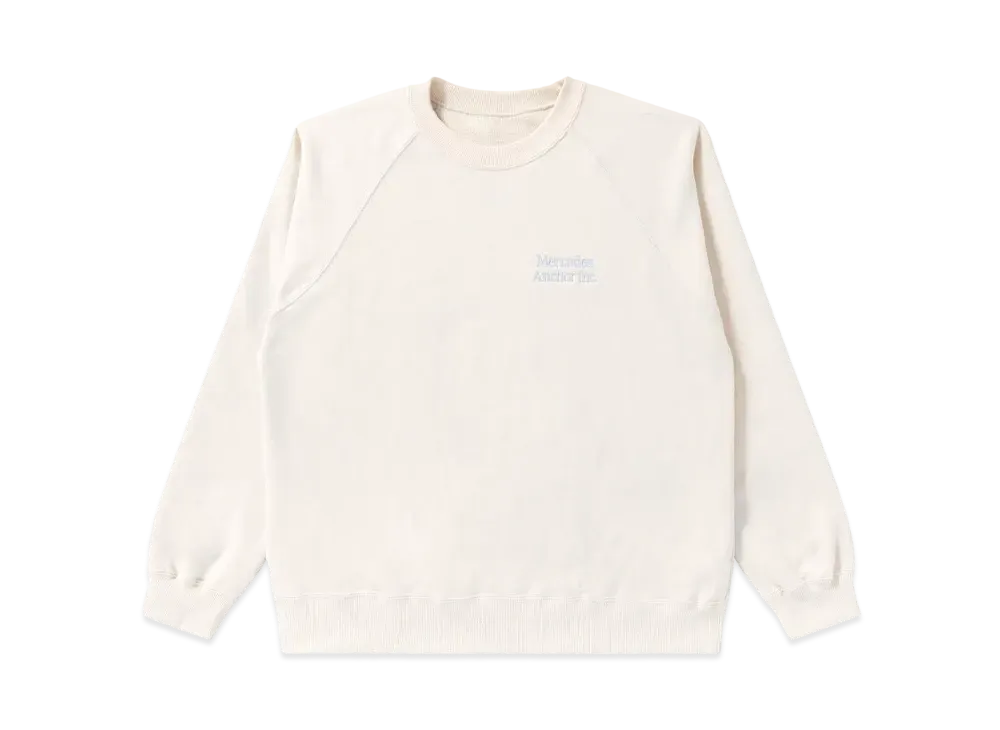 Mercedes Anchor Inc. Raglan Crew Sweat "Cream"