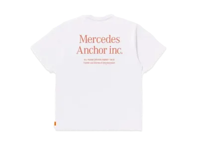 Mercedes Anchor Inc. Pocket Tee "White"