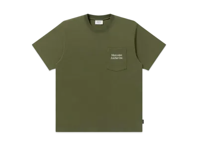 Mercedes Anchor Inc. Pocket Tee "Olive"