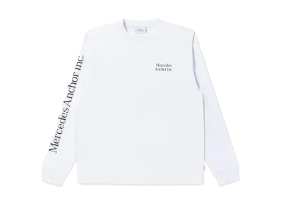 Mercedes Anchor Inc. Logo LS Tee "White"