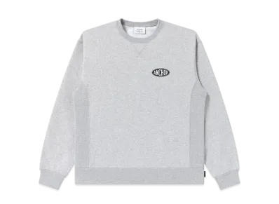 Mercedes Anchor Inc. Oval Logo Crew Sweat "Heather Grey"