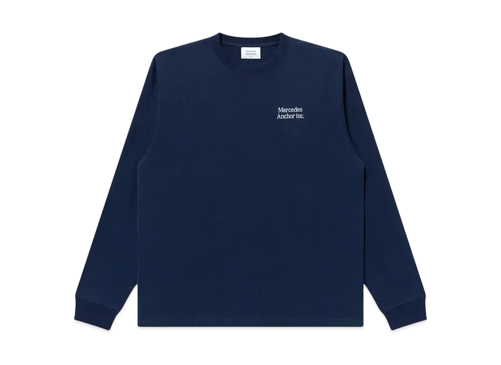 Mercedes Anchor inc. L/S Tee "Navy"