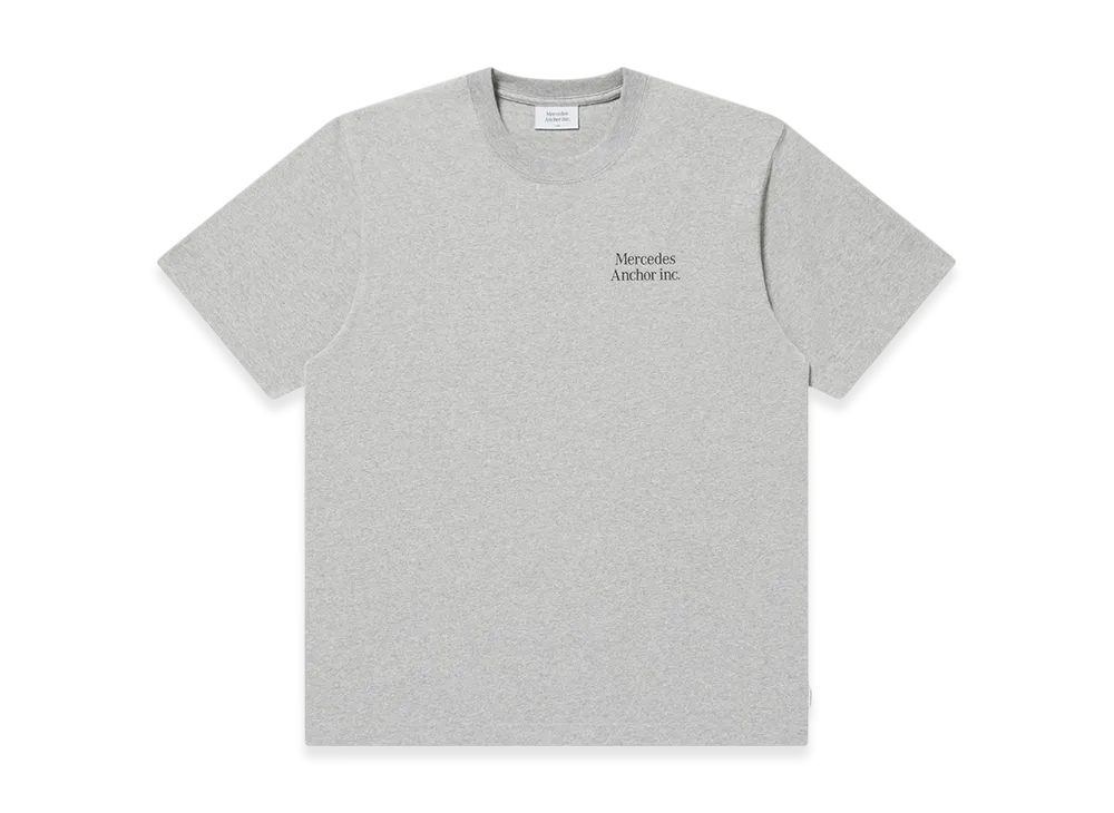 Mercedes Anchor inc. Logo Tee "Heather Gray"