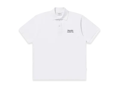 Mercedes Anchor inc. Logo Polo Shirt "White"