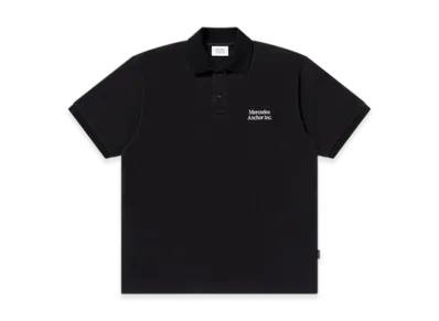Mercedes Anchor inc. Logo Polo Shirt "Black"