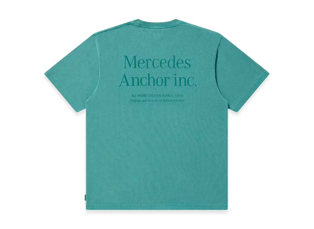 Mercedes Anchor inc. Pigment Dye Logo Tee 