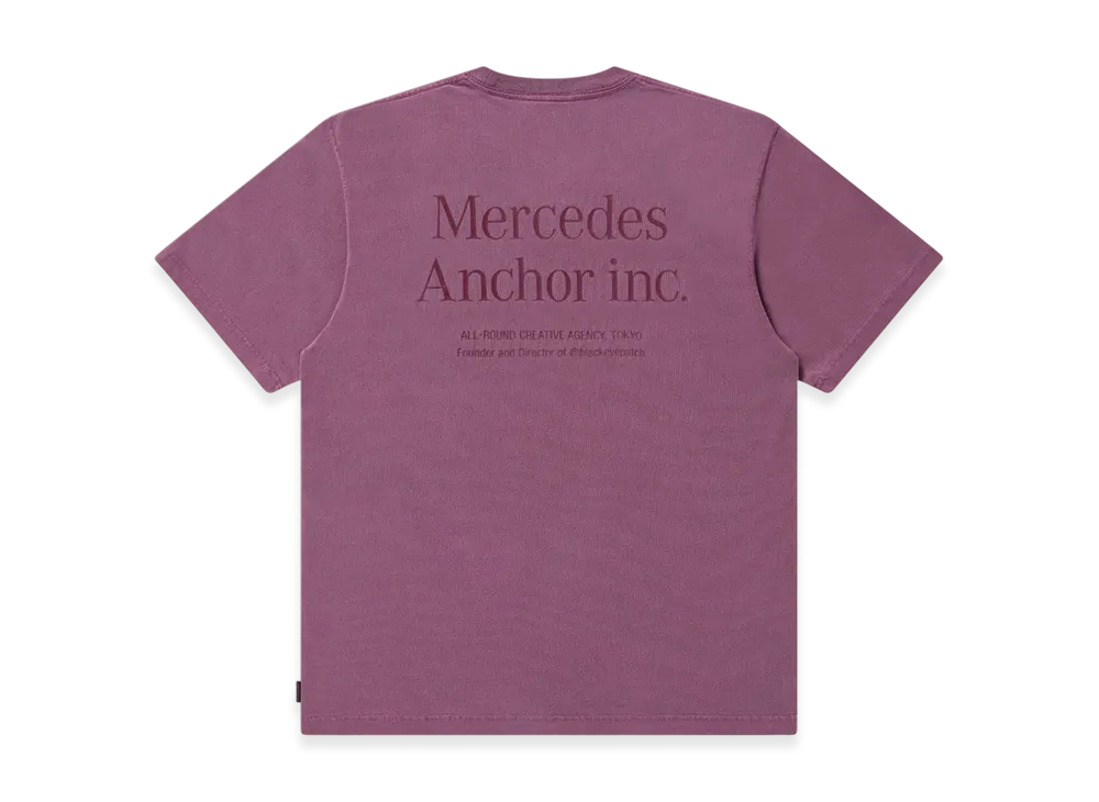 Mercedes Anchor inc. Pigment Dye Logo Tee 
