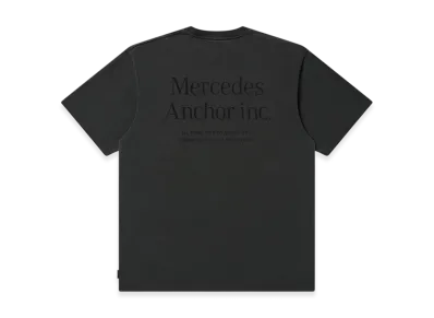 Mercedes Anchor inc. Pigment Dye Logo Tee "Graphite"