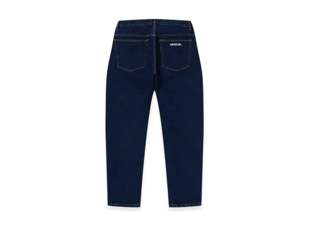 Mercedes Anchor inc. Bold Logo Baggy Jeans "Indigo"