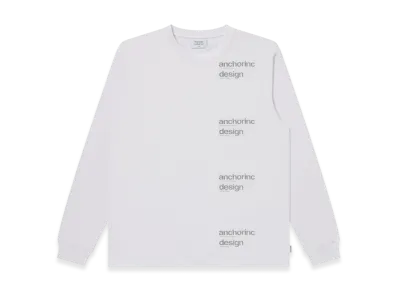 Mercedes Anchor inc. Repeated Fabric Logo L/S Tee "White"
