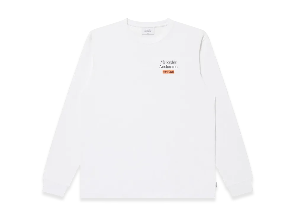 Mercedes Anchor inc. Top Floor L/S Tee "White"