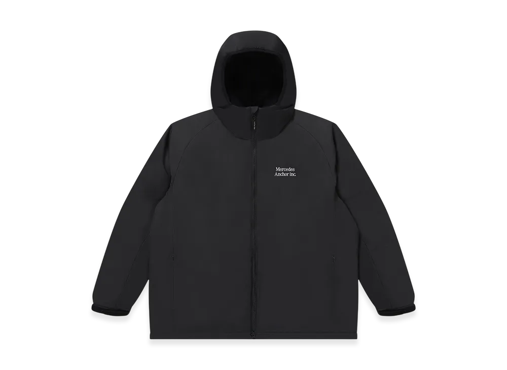 Mercedes Anchor inc. 700FP Hooded Down Jacket "Black"