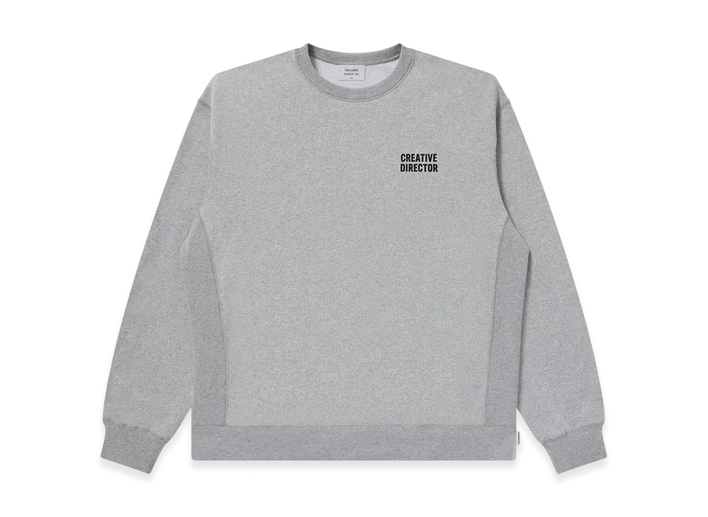 Mercedes Anchor inc. Creative Director Crew Sweat "Gray"