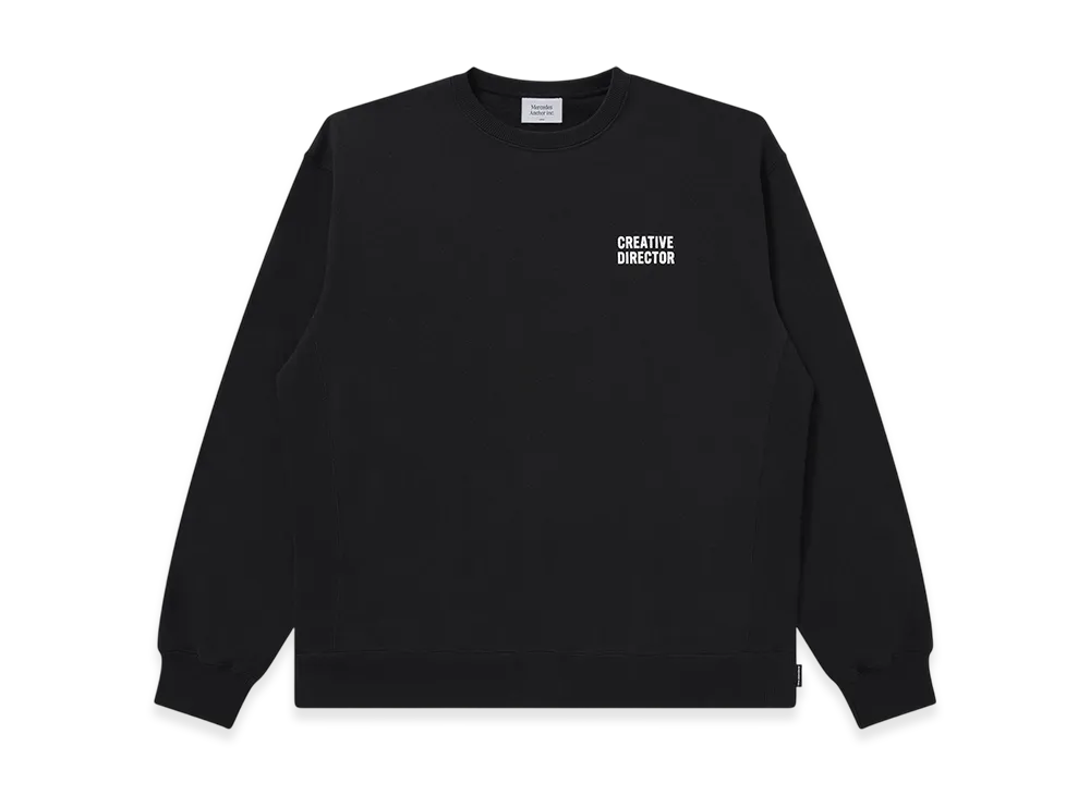 Mercedes Anchor inc. Creative Director Crew Sweat "Black"