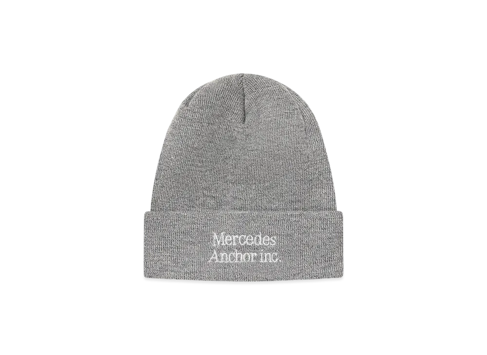 Mercedes Anchor inc. Merino Wool Logo Beanie "Gray"