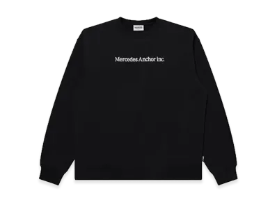 Mercedes Anchor inc. One Line Logo Crew Sweat "Black"