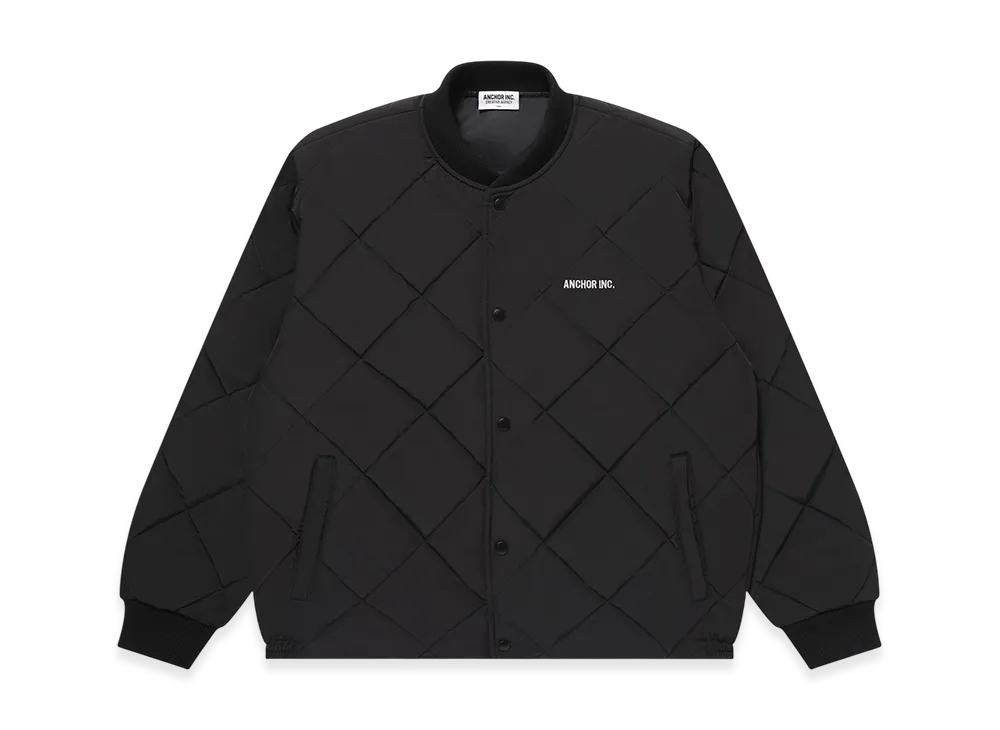 Mercedes Anchor inc. Bold Logo Quilted Jacket "Black"