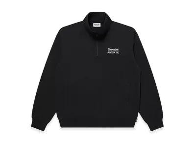 Mercedes Anchor inc. Half-zip Sweat "Black"