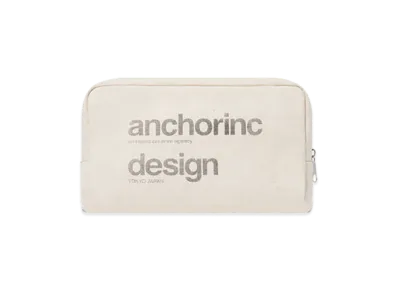 Mercedes Anchor inc. Fabric Logo Mini Pouch "Natural"