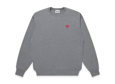 Mercedes Anchor inc. V-Day Patched Knit Sweater "Heather Gray"