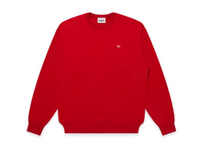 Mercedes Anchor inc. V-Day Patched Knit Sweater "Red"