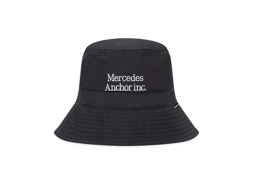 Mercedes Anchor inc. Packable Bucket Hat "Black"