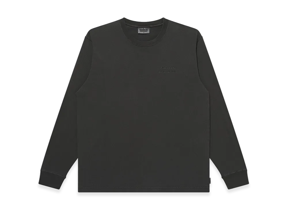Mercedes Anchor inc. Pigment Dyed L/S Tee "Charcoal"