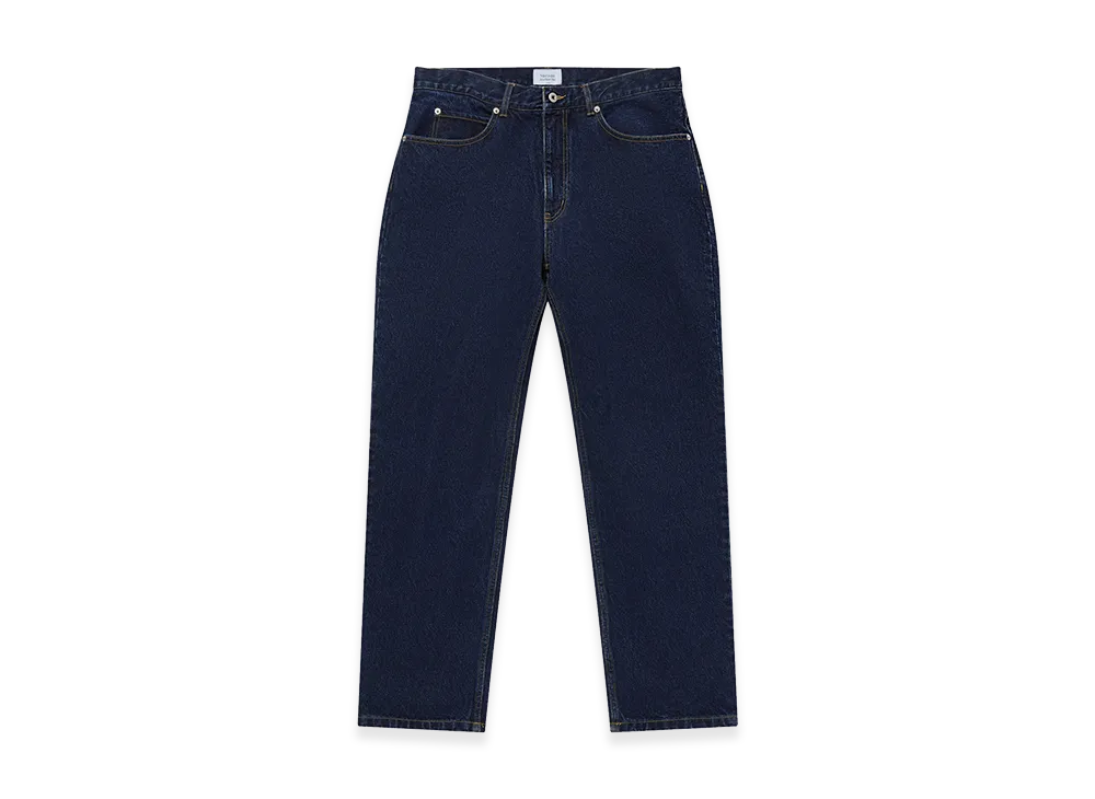 Mercedes Anchor inc. Bold Logo Baggy Jeans "Dark Indigo"