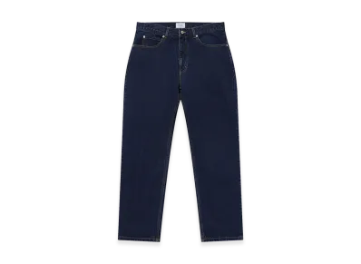 Mercedes Anchor inc. Bold Logo Baggy Jeans "Dark Indigo"