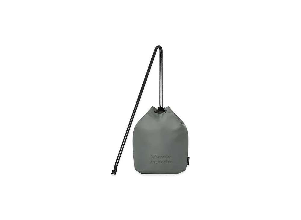 Mercedes Anchor inc. Nylon Drawstring Bag "Gray"