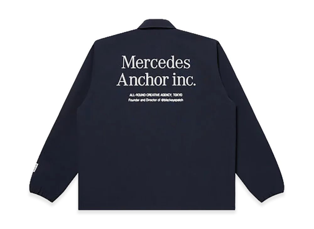 Mercedes Anchor inc. Flame-Resistant Coach Jacket "Dark Navy"