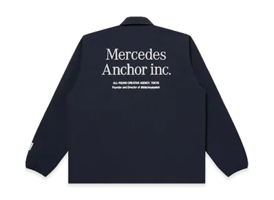 Mercedes Anchor inc. Flame-Resistant Coach Jacket "Dark Navy"