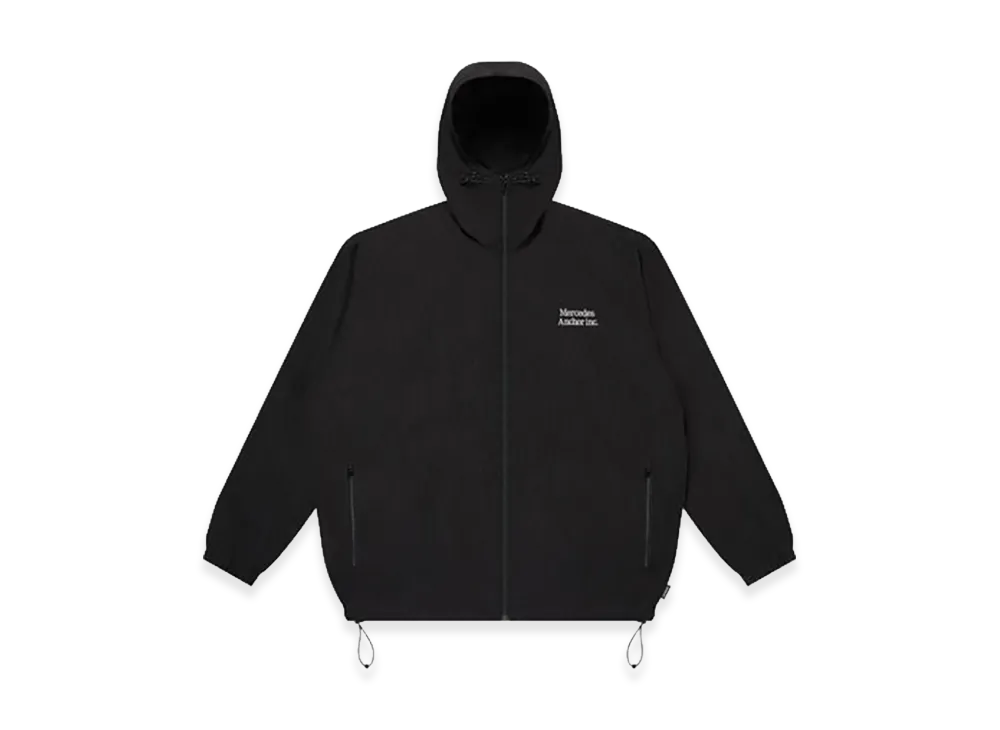 Mercedes Anchor inc. Ripstop Nylon Hooded Jacket "Black"