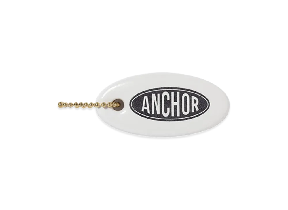Mercedes Anchor inc. Oval Floating Keychain "White"