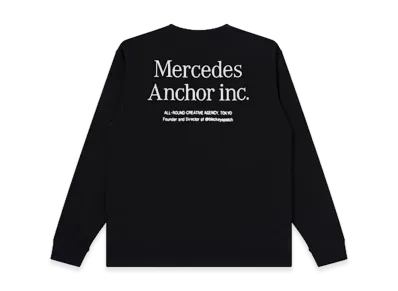 Mercedes Anchor inc. Logo L/S Poket Tee "Black"