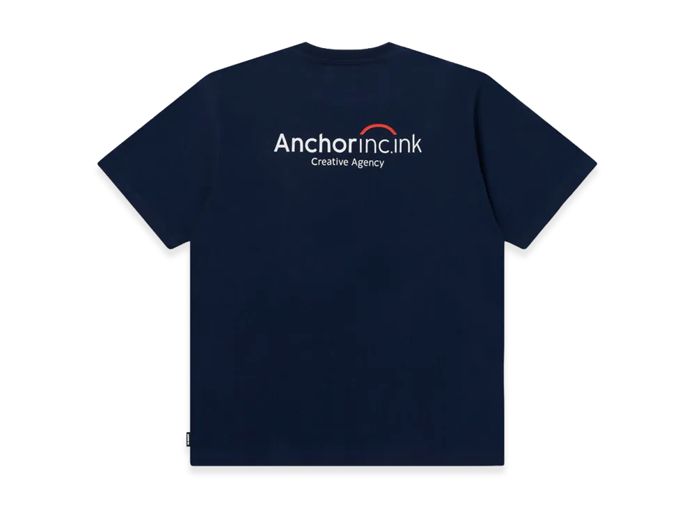 Mercedes Anchor inc. Bank Logo Pocket Tee "Navy"