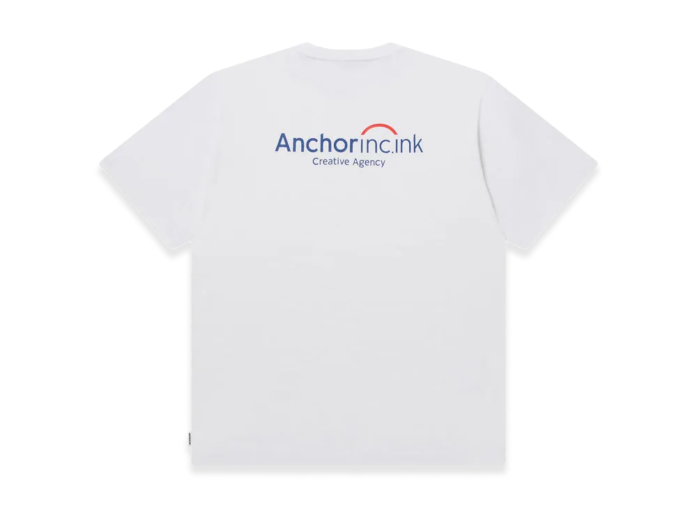 Mercedes Anchor inc. Bank Logo Pocket Tee "White"