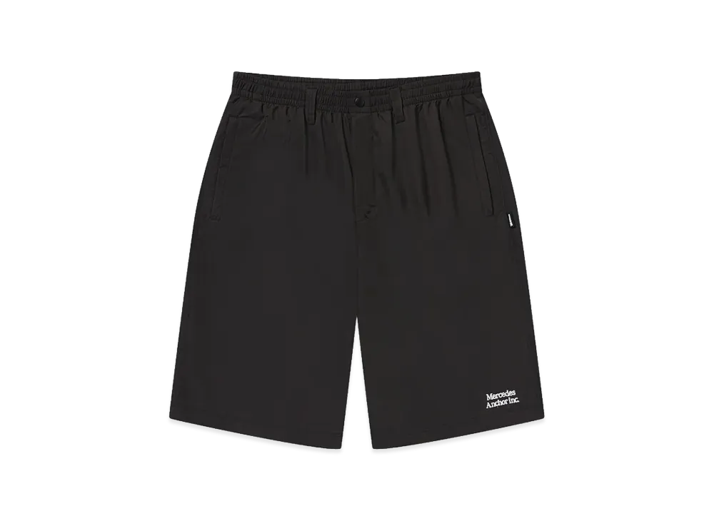 Mercedes Anchor inc. Water Repellent Easy Shorts "Black"