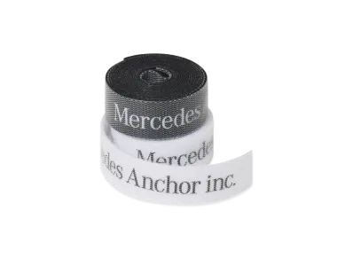 Mercedes Anchor inc. Velcro Straps "Black/White"