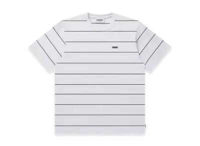 Mercedes Anchor inc. Bold Logo Patched Striped Tee "White"