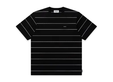 Mercedes Anchor inc. Bold Logo Patched Striped Tee "Black"