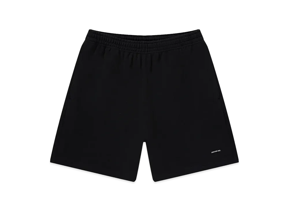 Mercedes Anchor inc. Bold Logo Patched Sweat Shorts "Black"