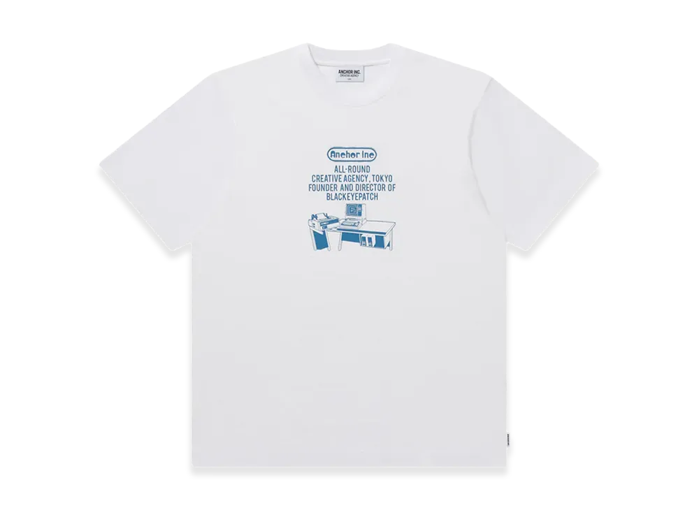 Mercedes Anchor inc. Desk Tee "White"