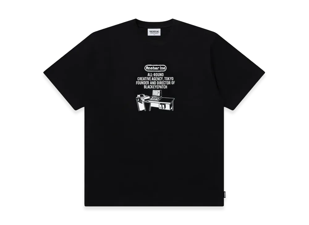 Mercedes Anchor inc. Desk Tee "Black"