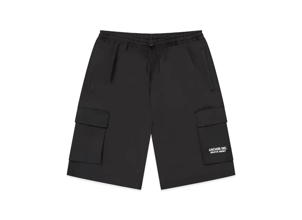 Mercedes Anchor inc. Water Repellent Relaxed Cargo Shorts "Black"